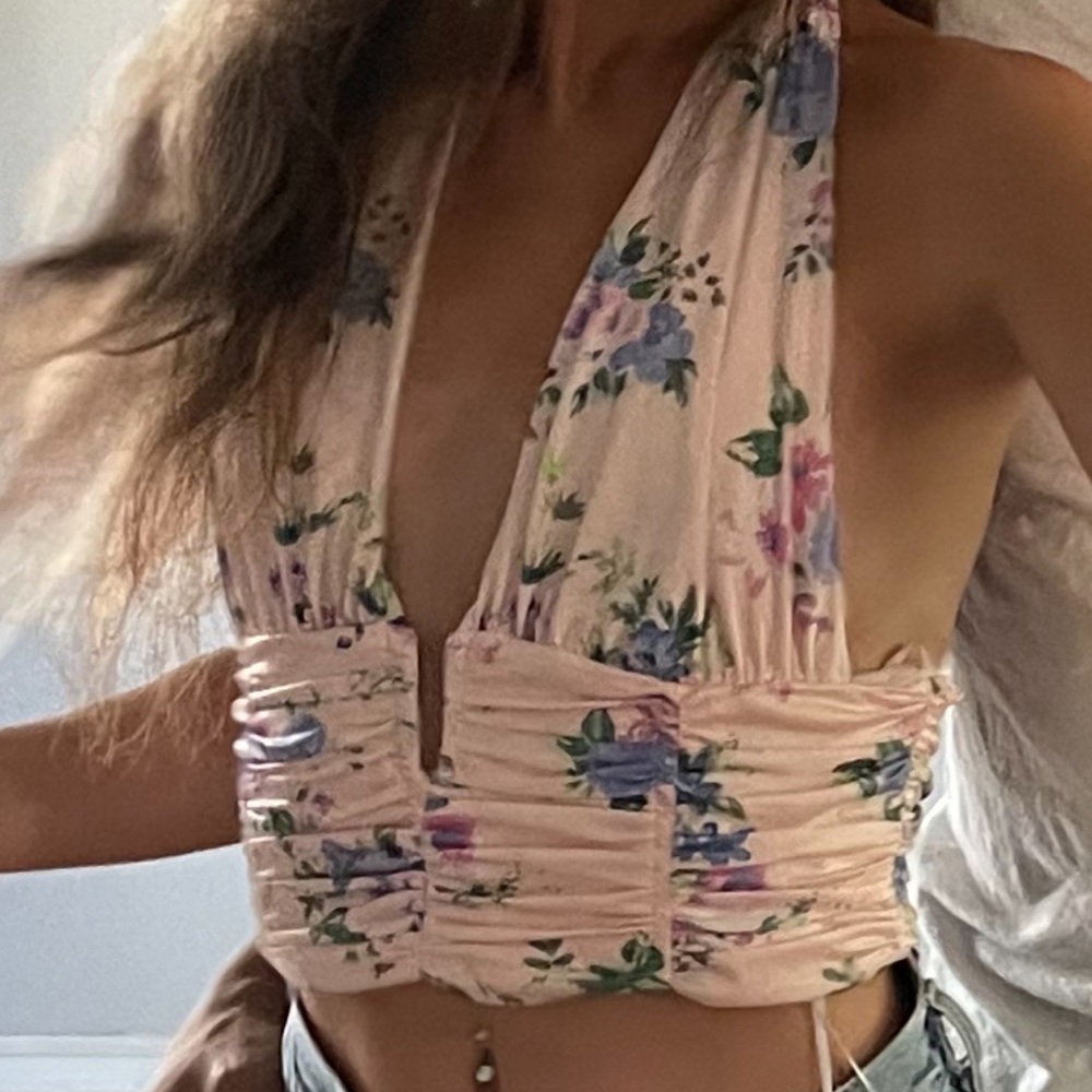 Zara Cream Fabric Detail